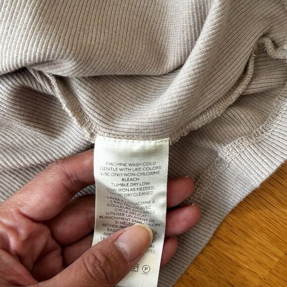 Pilcro Anthropologie Cottagecore Peter Pan Collar Top Taupe 3X Romantic Prairie - Picture 6 of 16